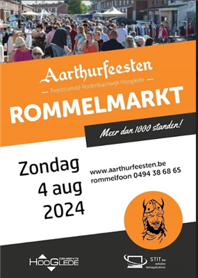 Aarthurfeesten Hooglede Rommelmarkt 