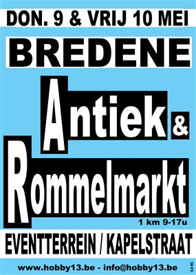 Antiek & Rommelmarkt te Bredene.