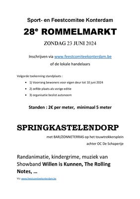 28ste Rommelmarkt.