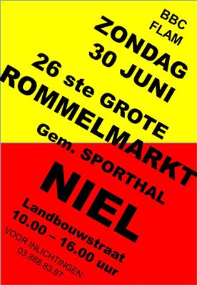 Openluchtrommelmarkt