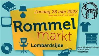 Rommelmarkt Lombardsijde 19 mei 2024