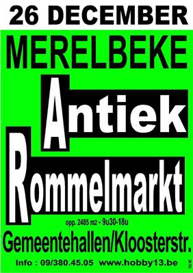 Antiek & Rommelmarkt te Merelbeke