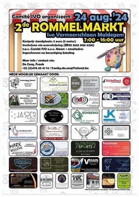 2de editie rommelmarkt comité Ivo Maldegem 