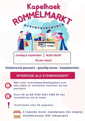 Wijk Kapelhoek in Roeselare - Beveren - Kapelhoekrommelmarkt