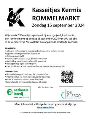 Kasseitjes Rommelmarkt Lochristi.