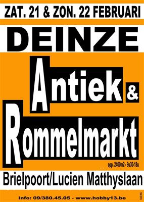 Antiek & Rommelmarkt te Deinze.