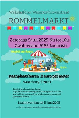 Rommelmarkt Zwaluwlaan 