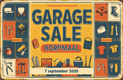EERSTE GARAGEVERKOOP IN HORPMAAL 