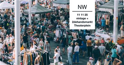 Vintage + tweedehands markt op en rond het Theaterplein