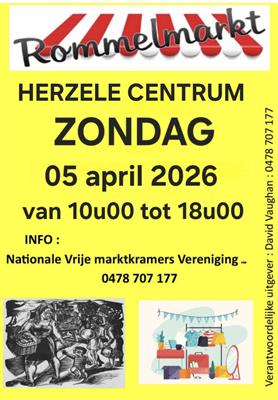 Grote Jaarlijkse Rommelmarkt Herzele Centrum