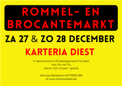 Grote rommel- en brocantemarkt