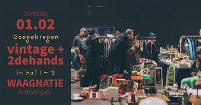 Vintage + tweedehandsmarkt in de Waagnatie