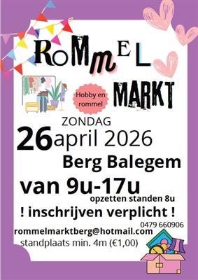Rommelmarkt Berg Balegem