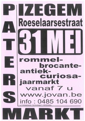 39ste PATERSMARKT - Org. JOVAN