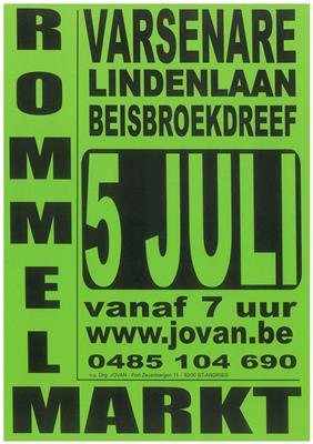 Rommelmarkt Varsenare - Org. JOVAN