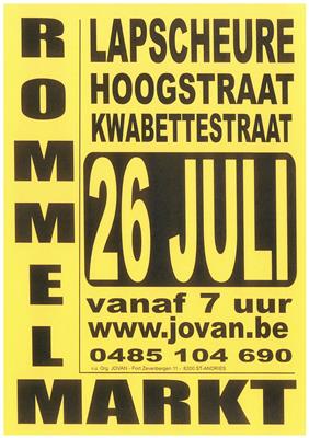 Rommelmarkt Lapscheure - Org. JOVAN