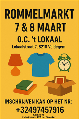 3de BinnenRommelmark  Veldegem