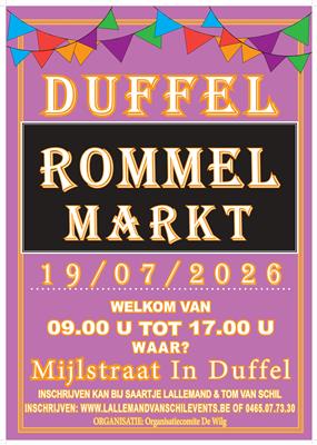 Rommelmarkt Mijlstraat Duffel
