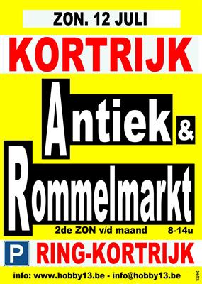 Antiek &amp; Rommelmarkt te Kortrijk