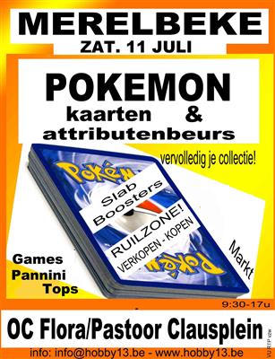 Pokémonkaartenbeurs te Merelbeke