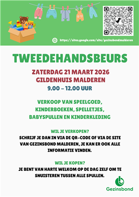 Tweedehandsbeurs Gezinsbond Malderen