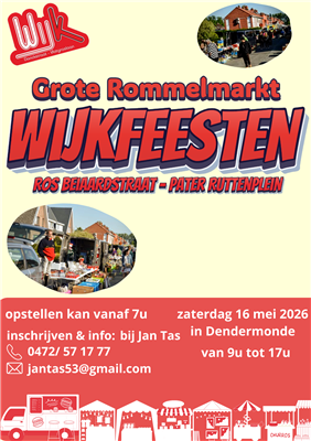 24ste Grote Rommelmarkt Wijkfeesten