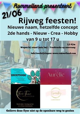 Rommelland Rijweg feesten 