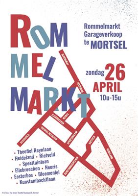 Gezellige rommelmarkt/garageverkoop in de straten rond Ten Dorpe