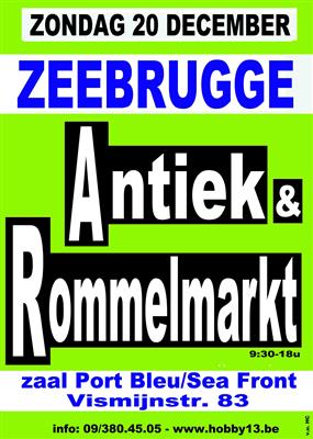 Antiek & Rommelmarkt te Zeebrugge