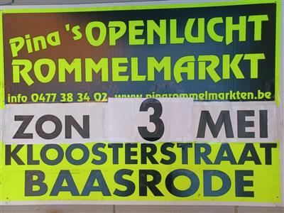 PINA'S JAARLIJKSE OPENLUCHTROMMELMARKTEN BAASRODE ( DENDERMONDE )