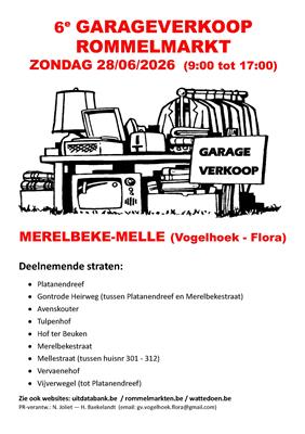 6de garageverkoop/ stoepverkoop