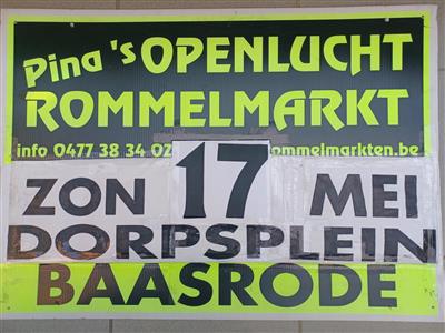 PINA'S JAARLIJKSE OPENLUCHTROMMELMARKTEN BAASRODE ( DENDERMONDE )