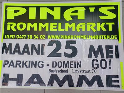 PINA'S JAARLIJKSE ROMMELMARKTEN HAMME ( BIJ ST-NIKLAAS )