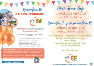 Rommelmarkt + Opendeurdag O.C. Sint-Ferdinand