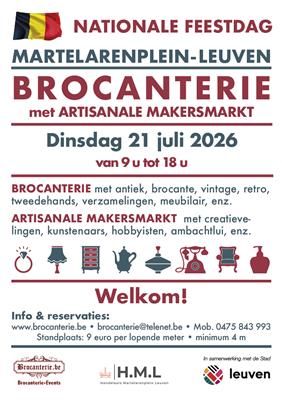 Brocanterie met Artisanale Makersmarkt - Leuven,