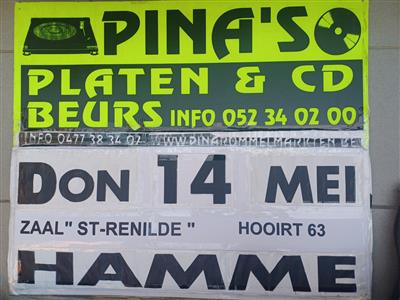 PINA'S JAARLIJKSE PLATEN & CD - BEURS TE HAMME