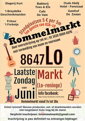 3° editie jaarlijkse rommelmarkt
