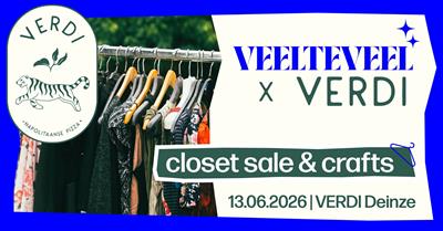 VEELTEVEEL x VERDI | closet sale & crafts market