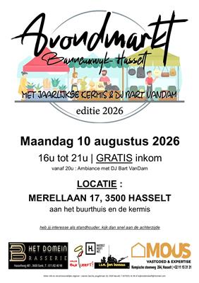 Avondmarkt Banneuxwijk-Hasselt