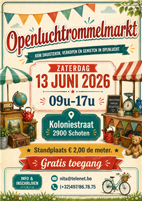Openlucht Rommelmarkt
