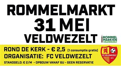 Rommelmarkt te Veldwezelt 