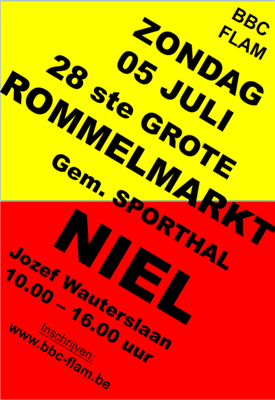28ste Rommelmarkt FLAM/FLAMES Basketbal