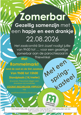Rommelmarkt en garageverkoop.