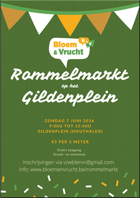Gezellige rommelmarkt
