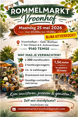 Rommelmarkt Vroonhof Temse