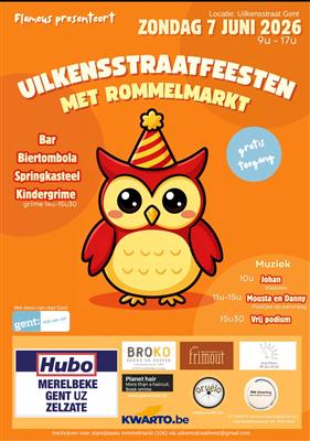 Uilkensstraatfeesten met rommelmarkt