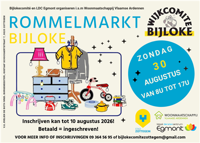 Rommelmarkt Bijloke Zottegem