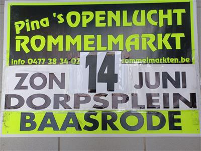 Pina's Jaarlijkse Openluchtrommelmarkten Baasrode (Dendermonde)