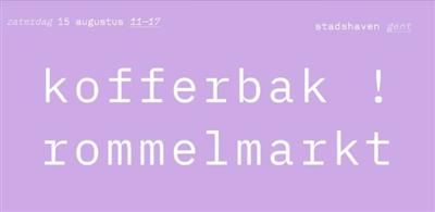 Kofferbak rommelmarkt