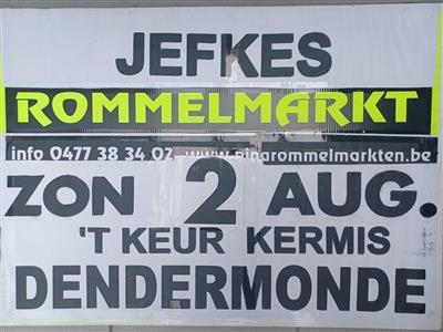 Jefkes rommelmarkt 't Keur Kermis  